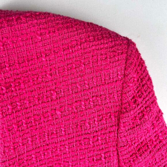 ZARA Tweed Structured Crop Blazer Size Small NWT - Picture 9 of 13